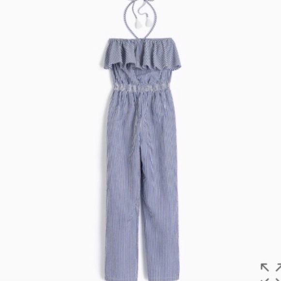 JCREW SEERSUCKER JUMPSUIT SZ XSMALL NWOT - Picture 3 of 5